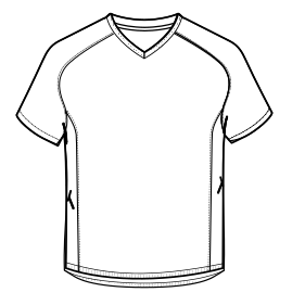 Moldes de confeccion para HOMBRES Remeras Camiseta Futbol 9164